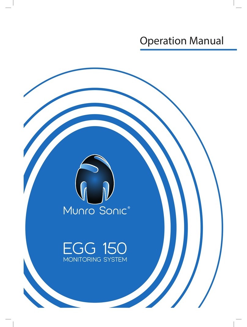 Munro Sonic EGG 150 Operation manual