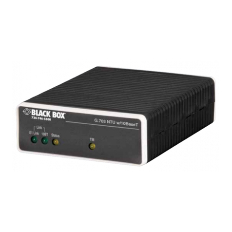 Black Box MT330A user manual