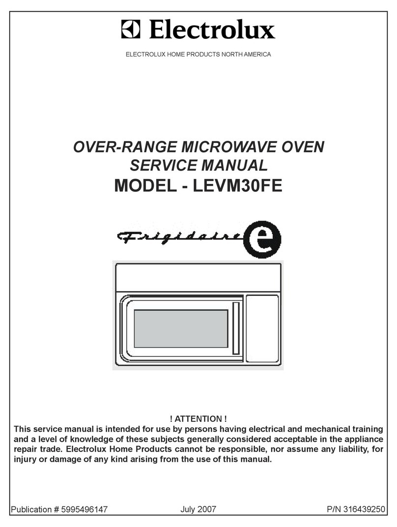 Electrolux LEVM30FE User manual