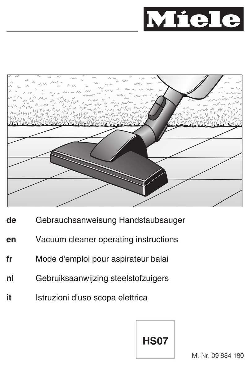 Miele HS07 User manual