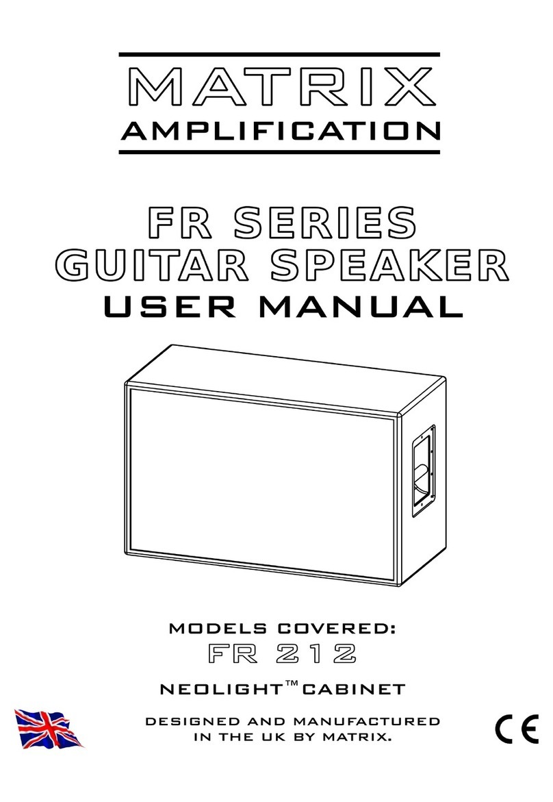 Matrix Amplification FR 212 user manual