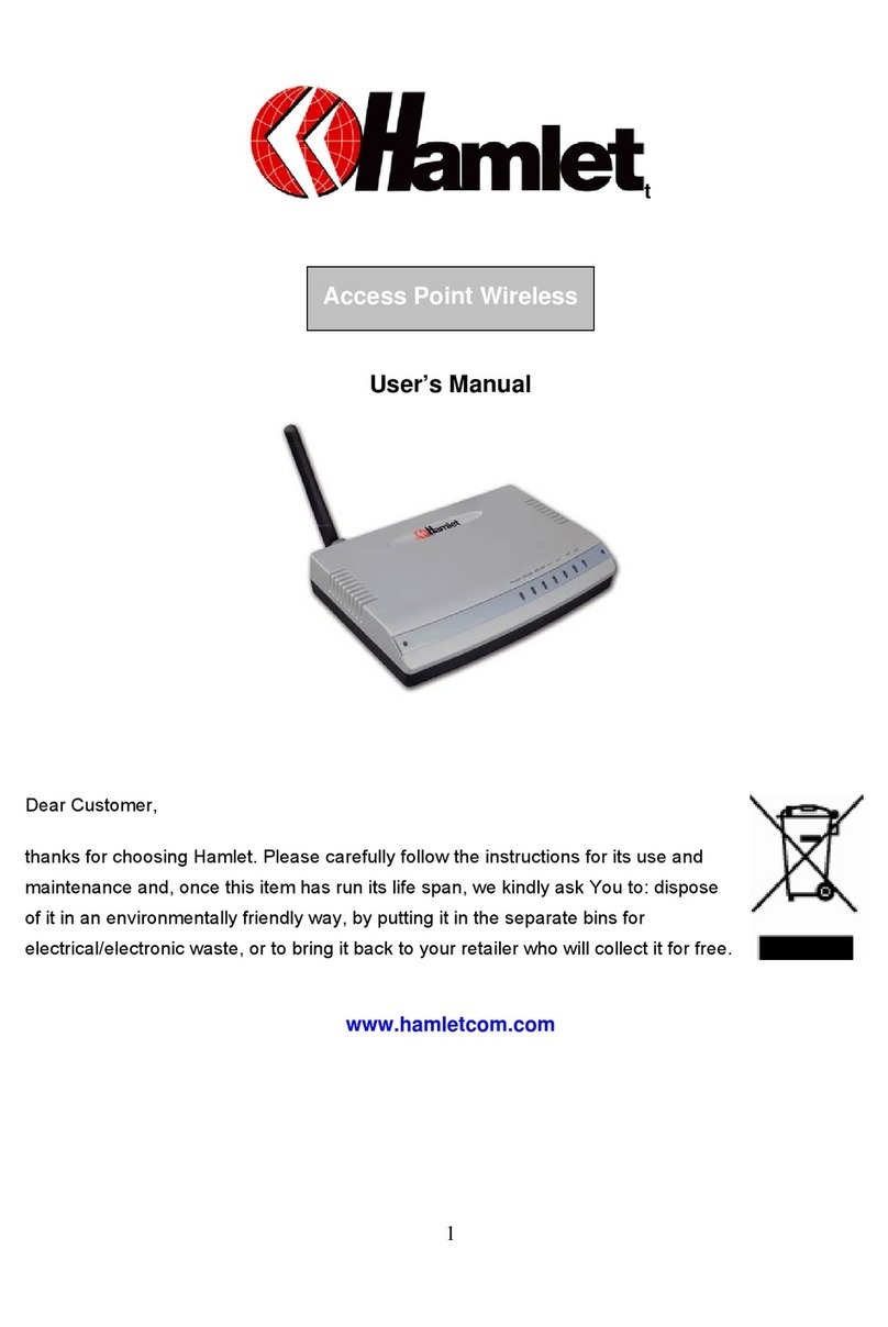 Hamlet HNWS254 user manual