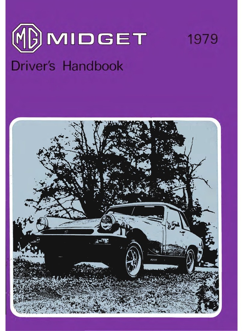 MG Midget 1979 User manual