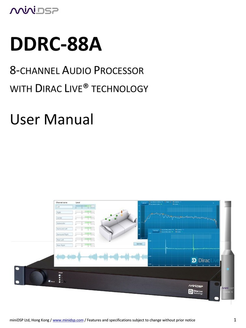 miniDSP DDRC-88A user manual