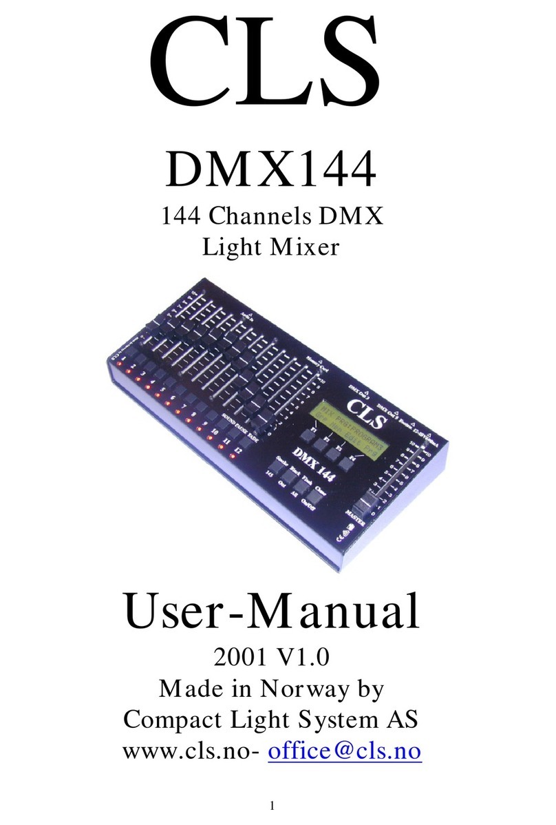 CLS DMX144 user manual