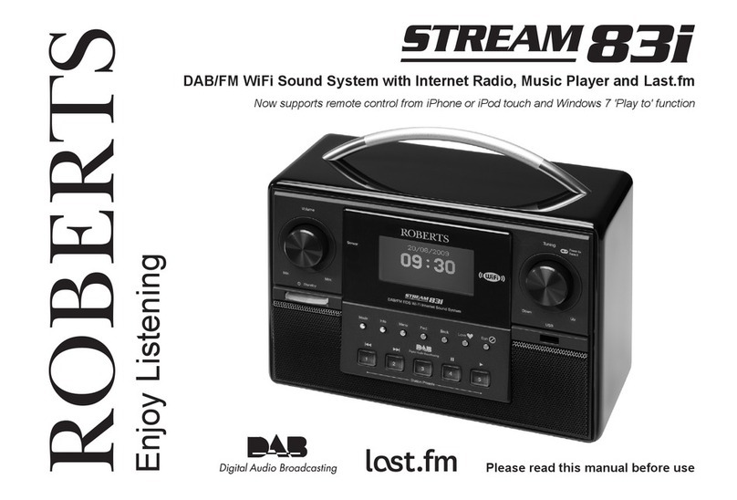 Roberts STREAM 83I user manual