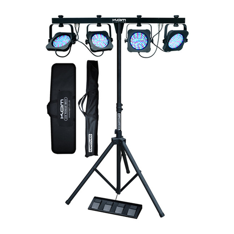 KAM LED PARBAR MKIII instruction manual