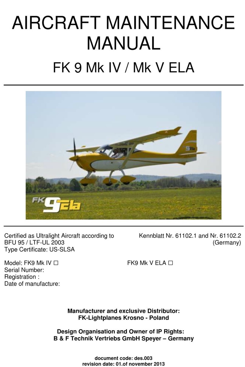 FK-Lightplanes FK 9 Mk IV User manual