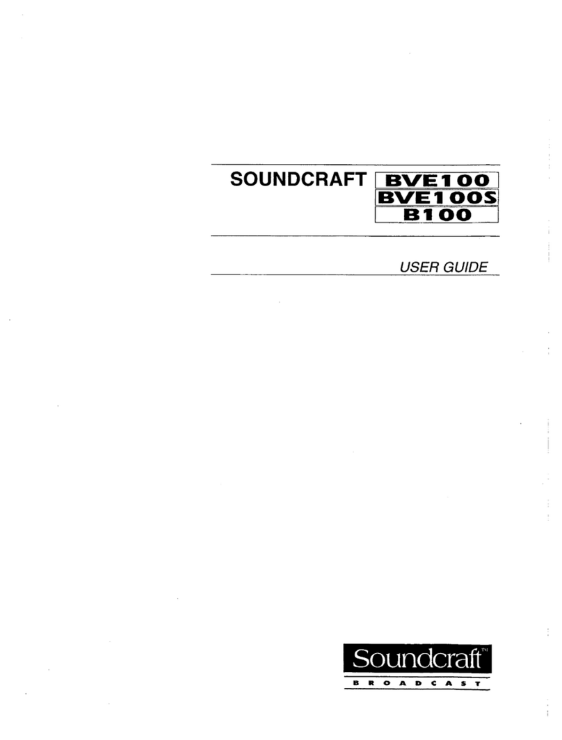 SoundCraft BVE100 user guide
