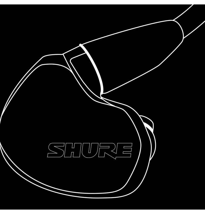 Shure Sound Isolating user guide