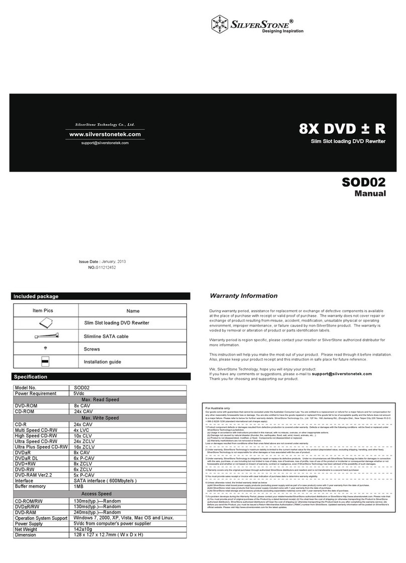 SilverStone SOD02 installation guide