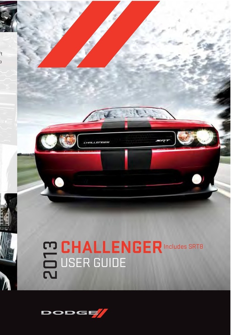 Dodge Challenger SRT8 2013 User manual