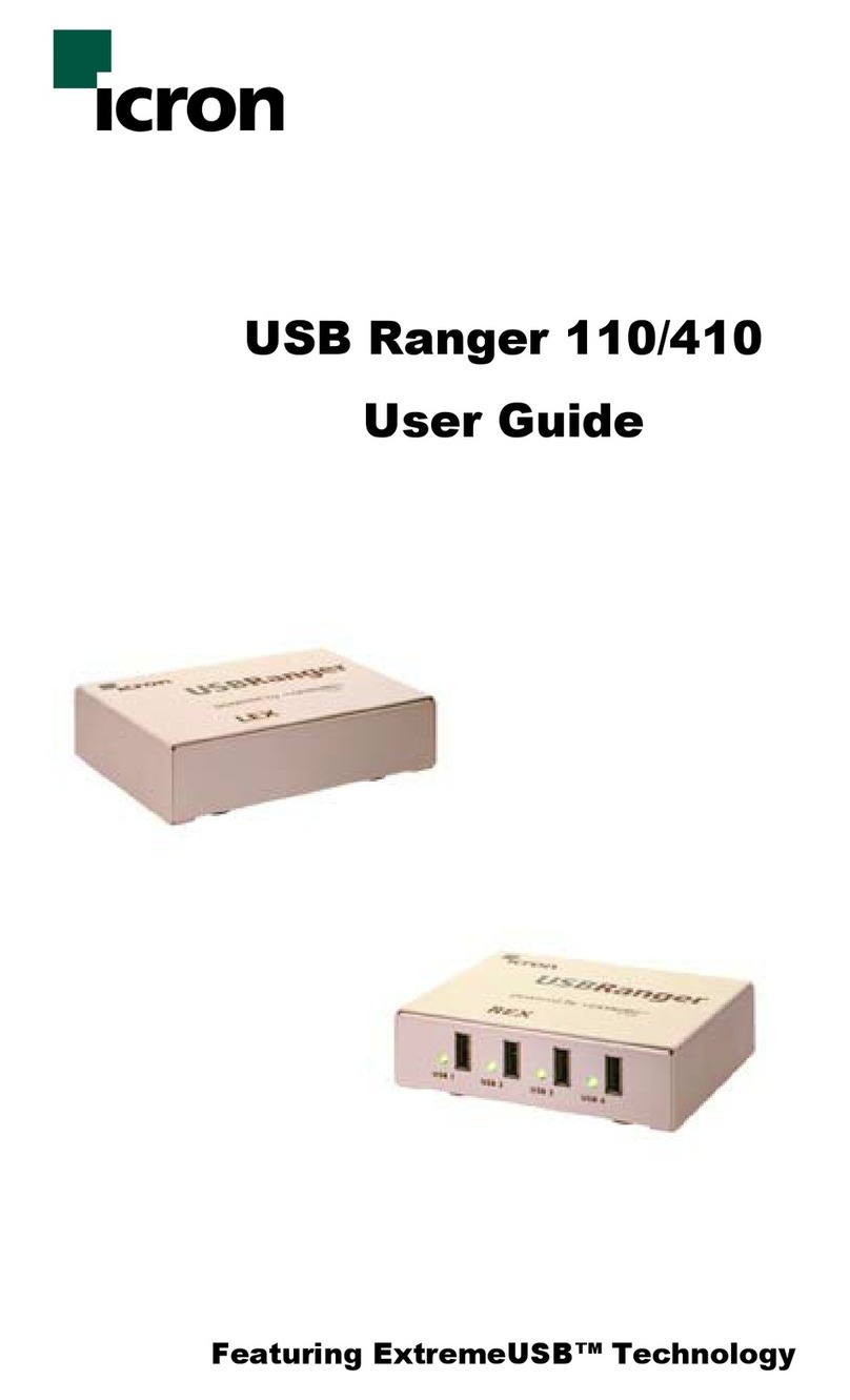 Icron USB Ranger 110 User manual