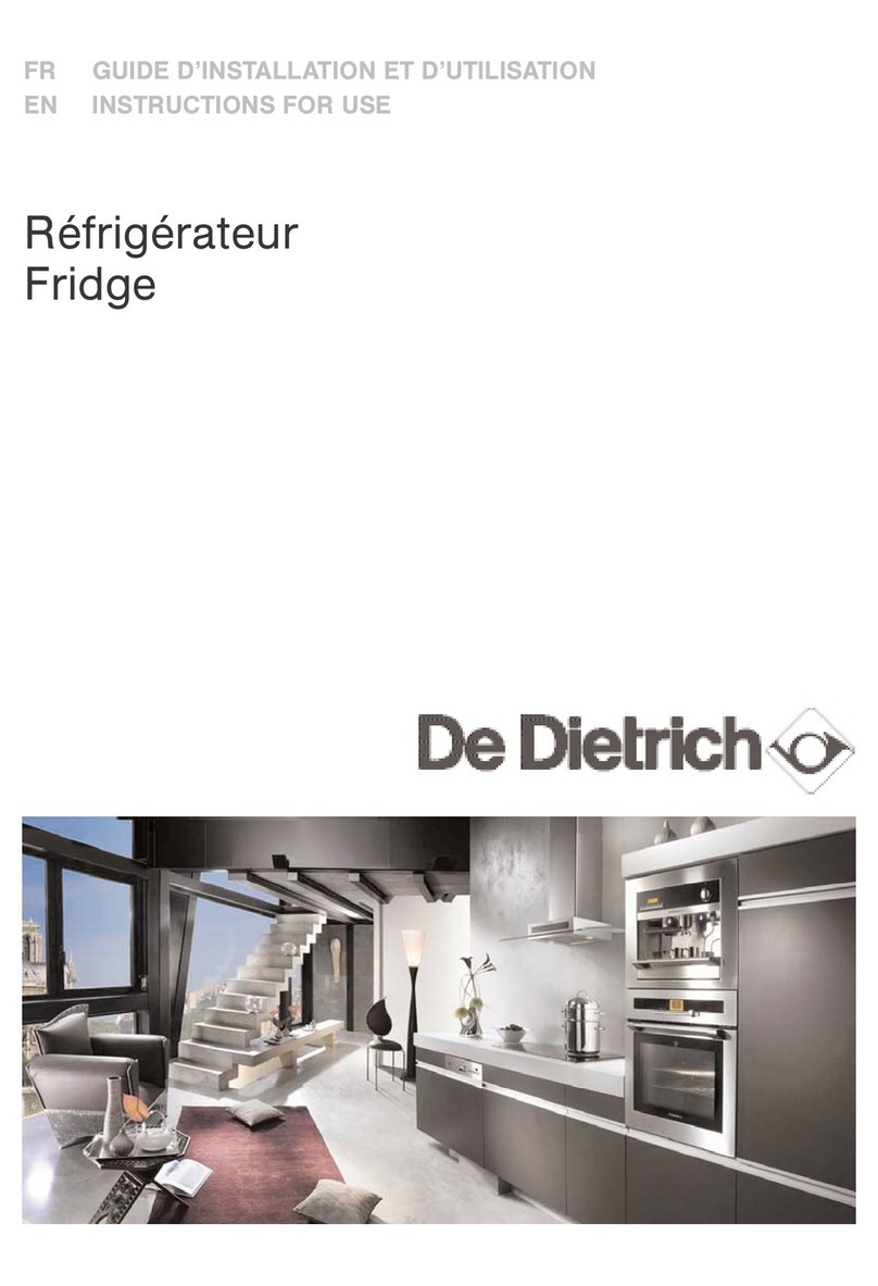 DeDietrich DRS1137I Instructions for use
