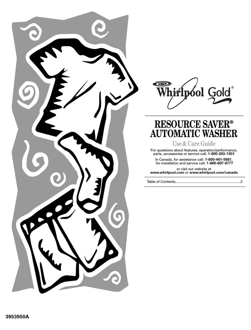 Whirlpool 3953950A User manual Whirlpool 3953950A User manual