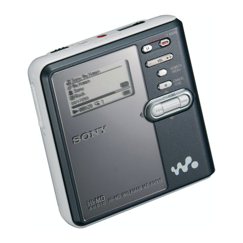 Sony Hi-MD Walkman MZ-RH910 User manual