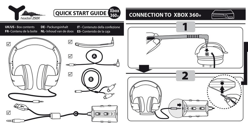 Thrustmaster Y250X User manual
