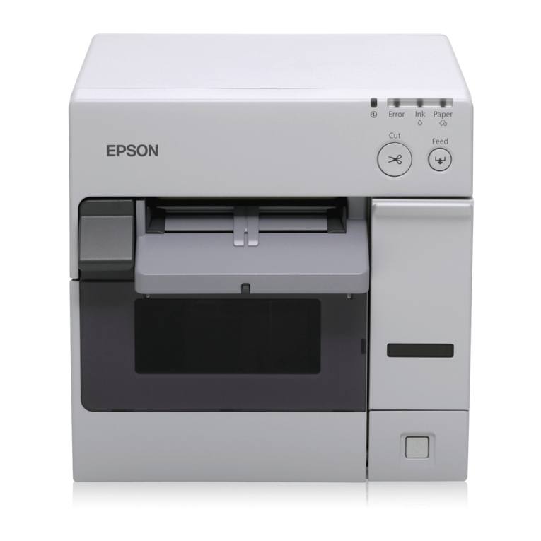 Epson SecurColor TM-C3400 Technical reference guide