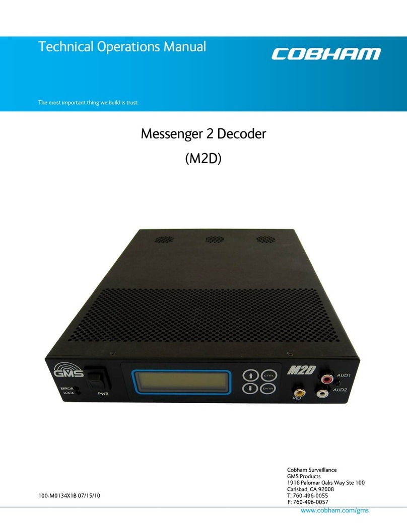 COBHAM M2D Operation manual