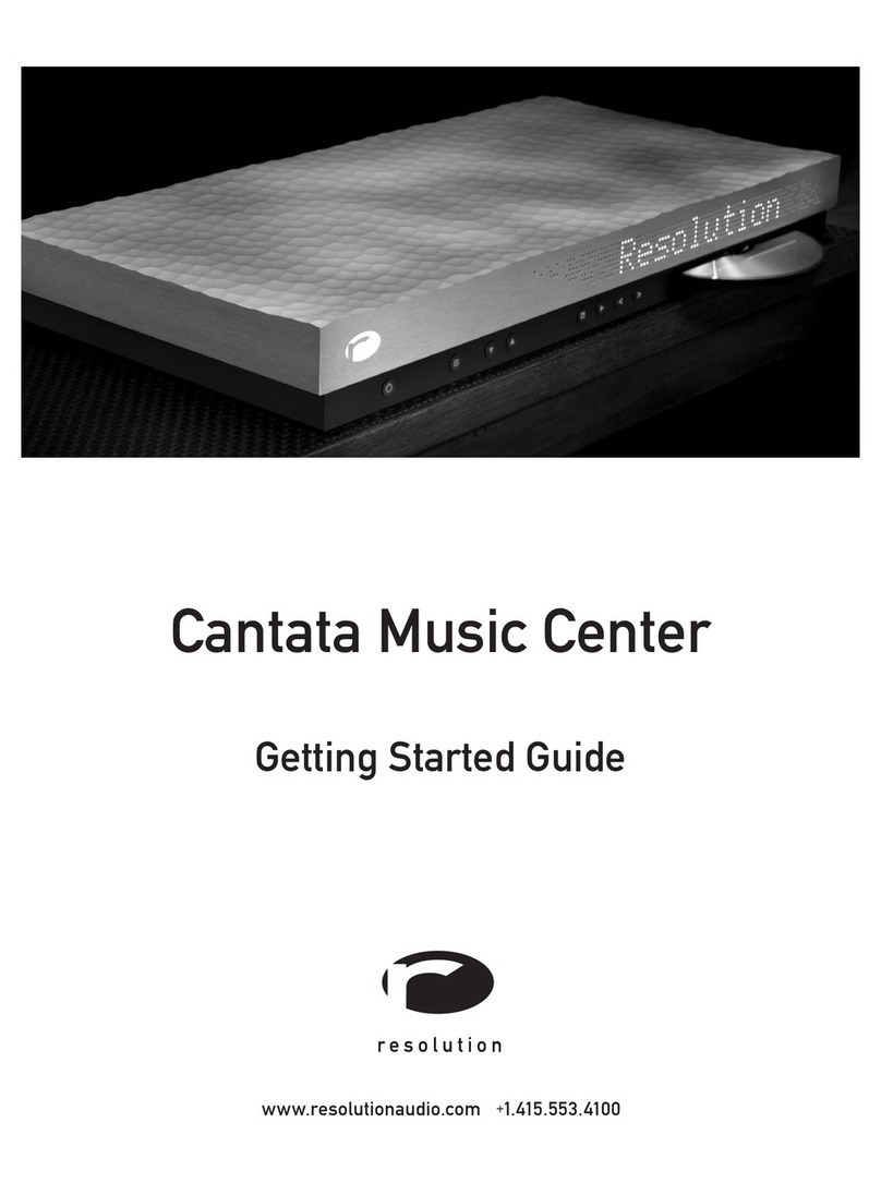 Resolution Cantata Getting started guide