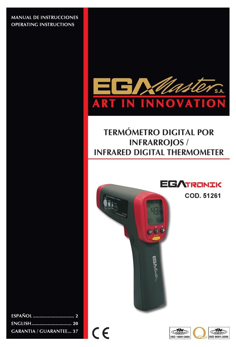 EGAmaster EgaTronic COD. 51261 operating instructions