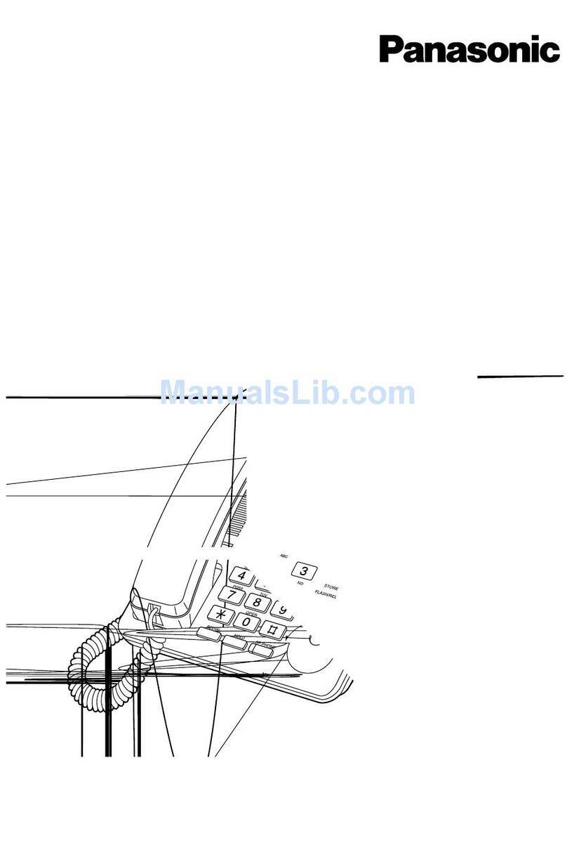 Panasonic KX-T7420 User manual
