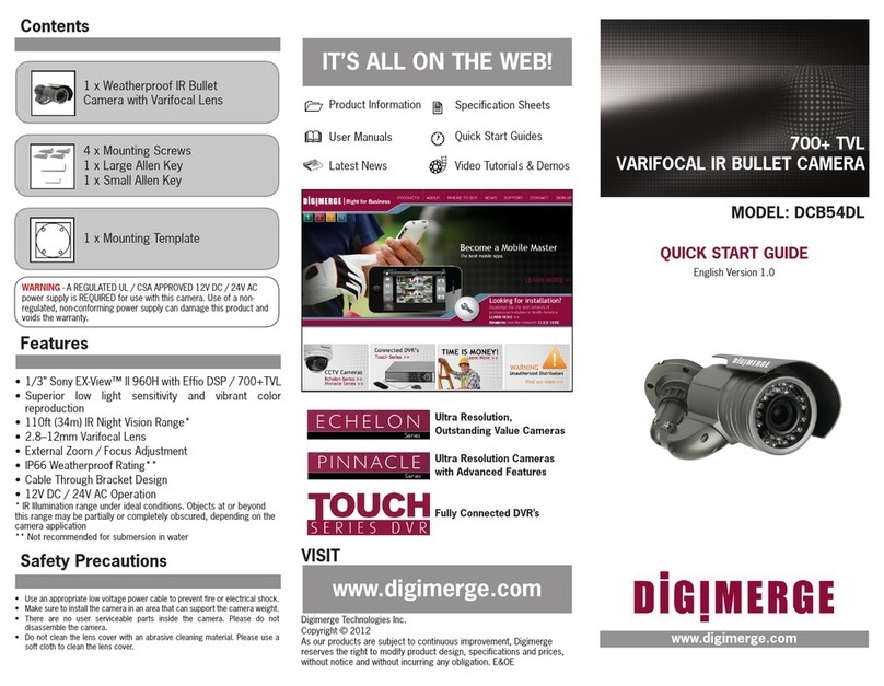 Digimerge DCB54DL User manual
