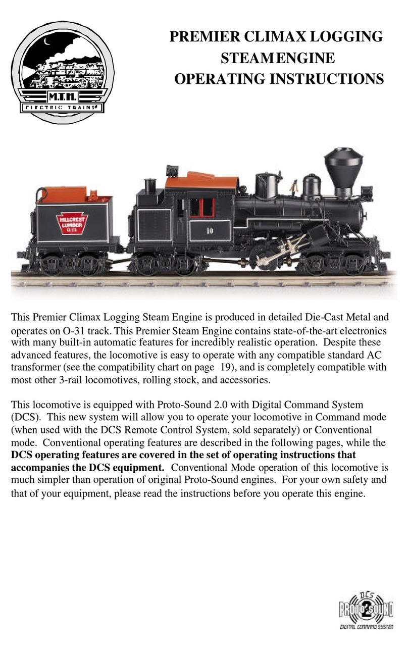 MTN PREMIER CLIMAX LOGGING STEAM ENGINE operating instructions