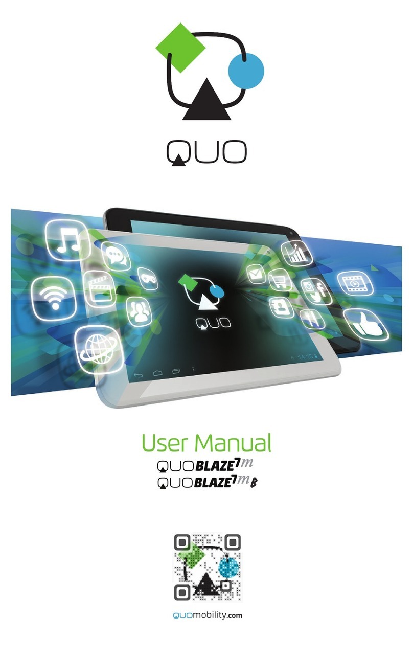 QUO BLAZE 7m User manual