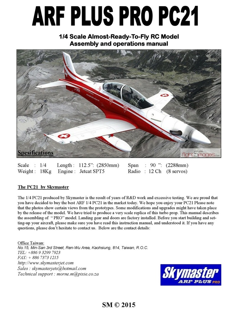 Sky Master PC21 Arf Pro Installation and operating instructions