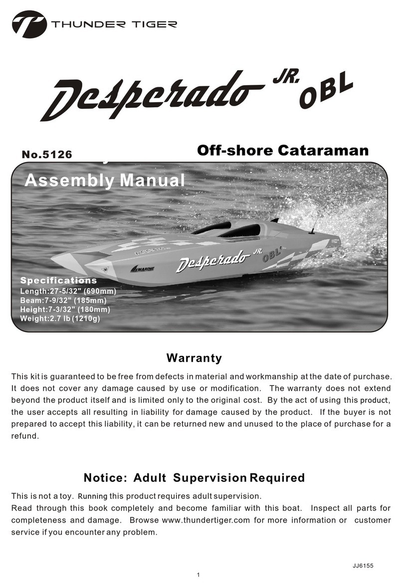 THUNDER TIGER Desperago Jr. 5126 User manual