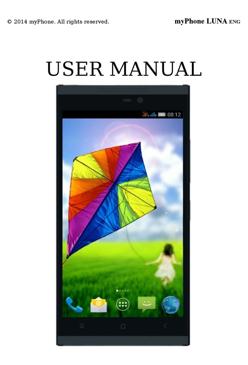 myPhone LUNA User manual