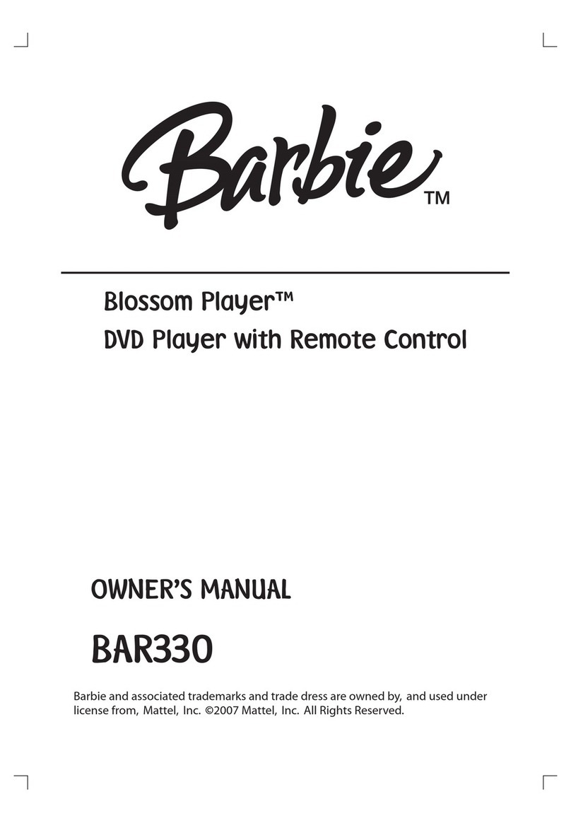 Barbie BAR330 owner's manual