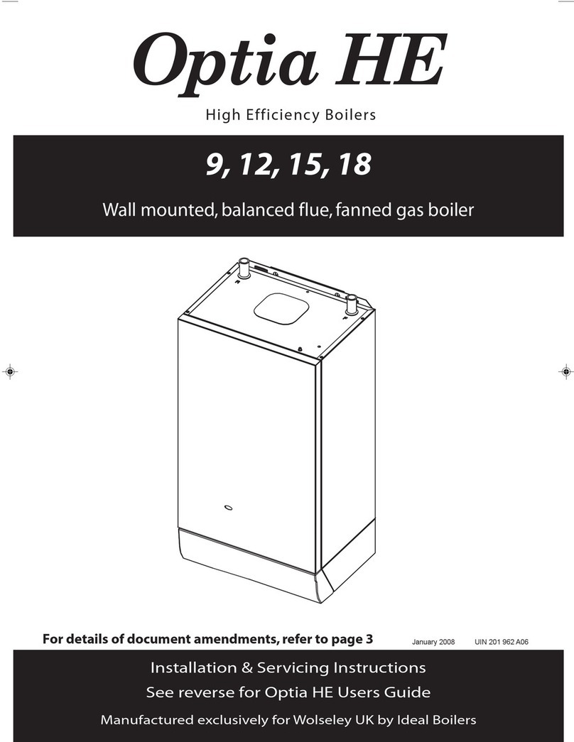 Ideal Boilers Optia HE 9 User guide