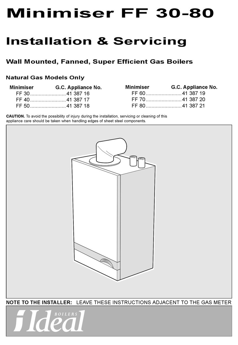Ideal Boilers Minimizer FF 30 User guide