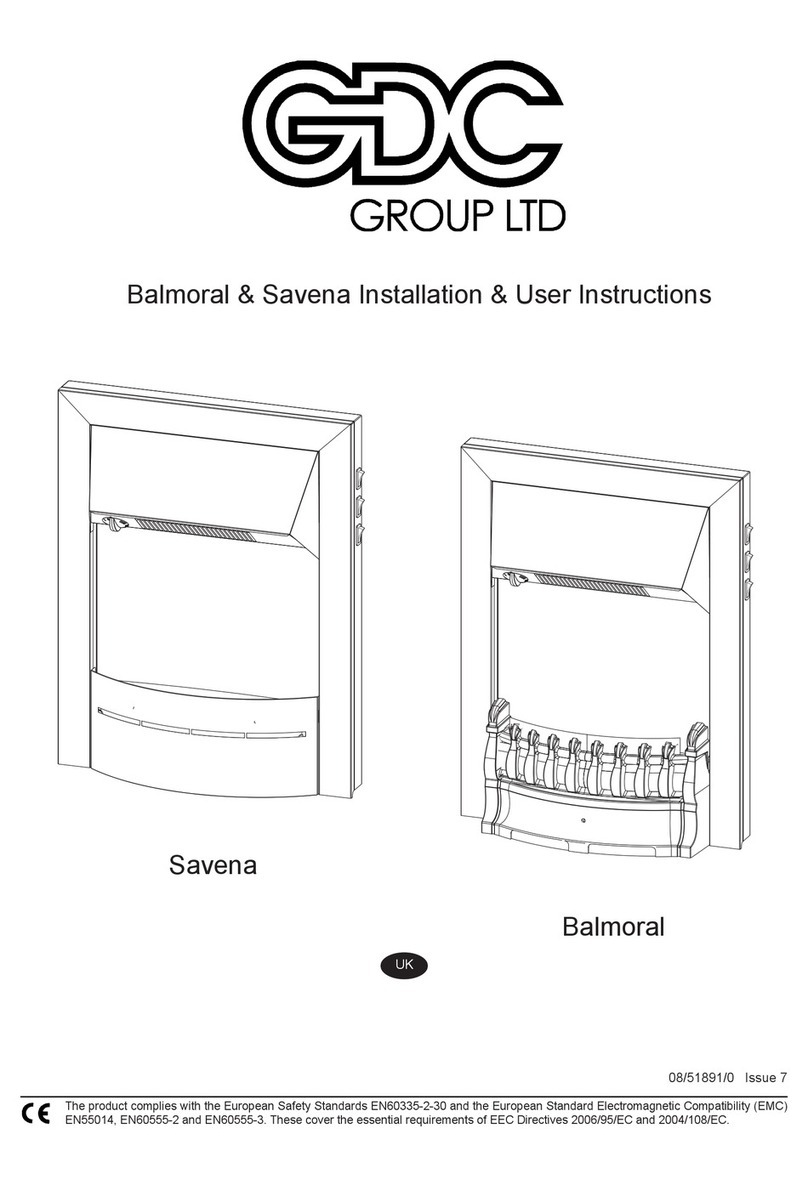 GDC Group Balmoral Installation and user instructions