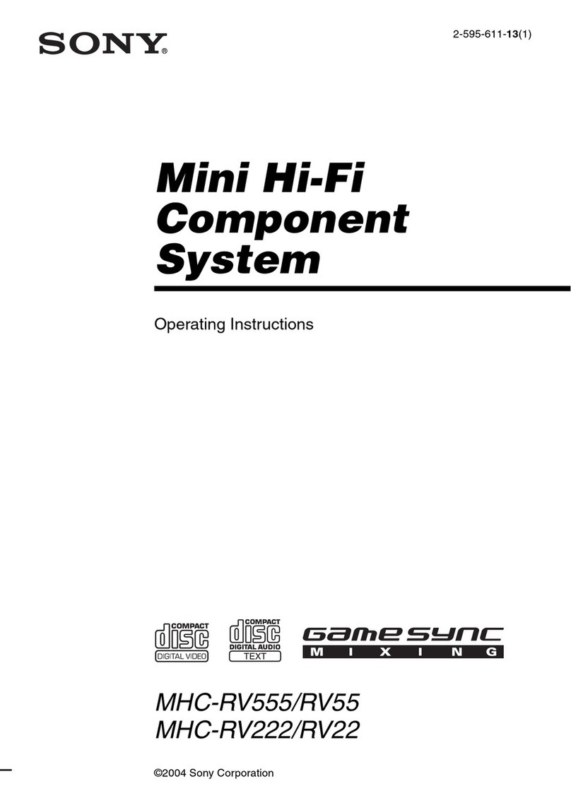 Sony MHC-RV55 User manual
