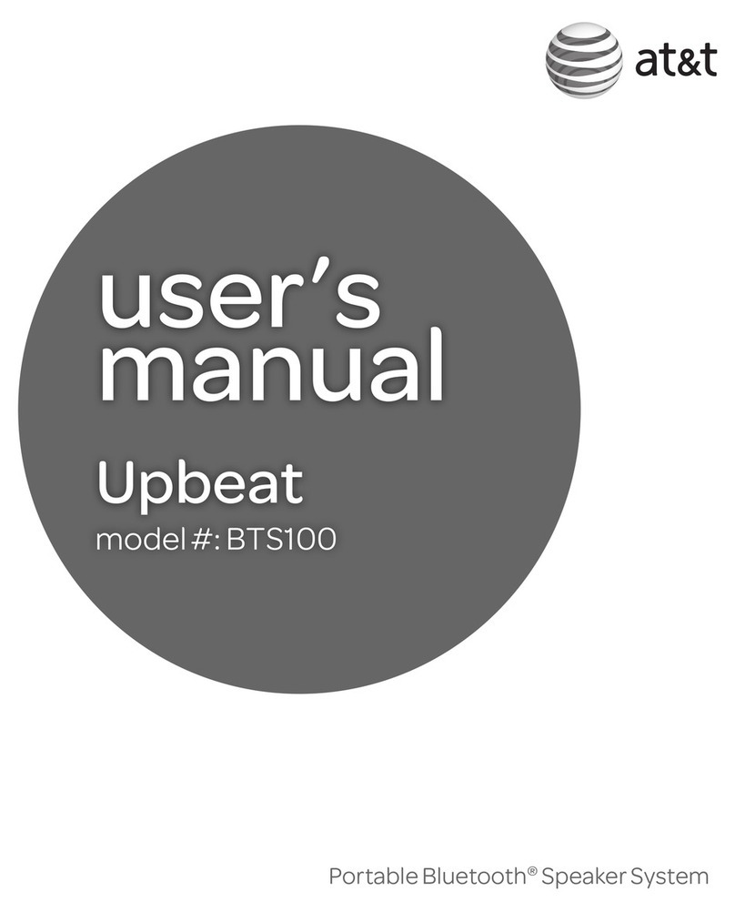 AT&T Upbeat BTS100 User manual