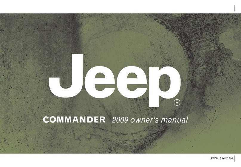 Jeep 2009 Commander owner's manual