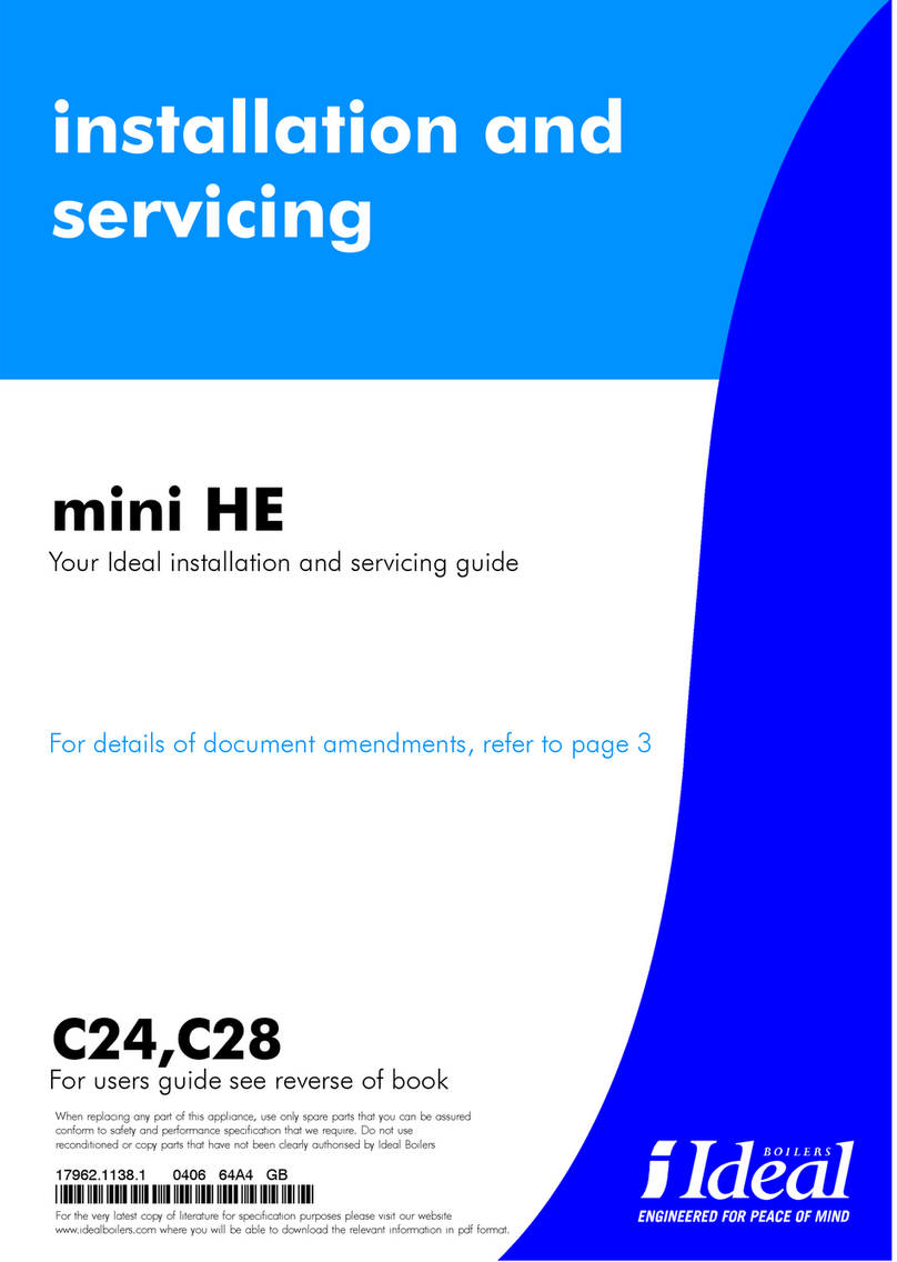 Ideal Boilers mini HE C24 User manual