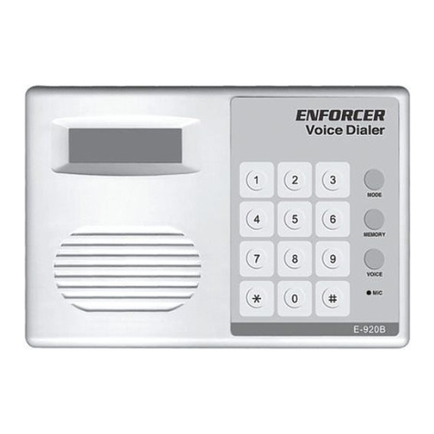ENFORCER E-920B installation manual ENFORCER E-920B installation manual