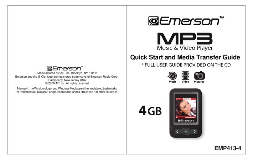 Emerson EMP413-4 quick start guide