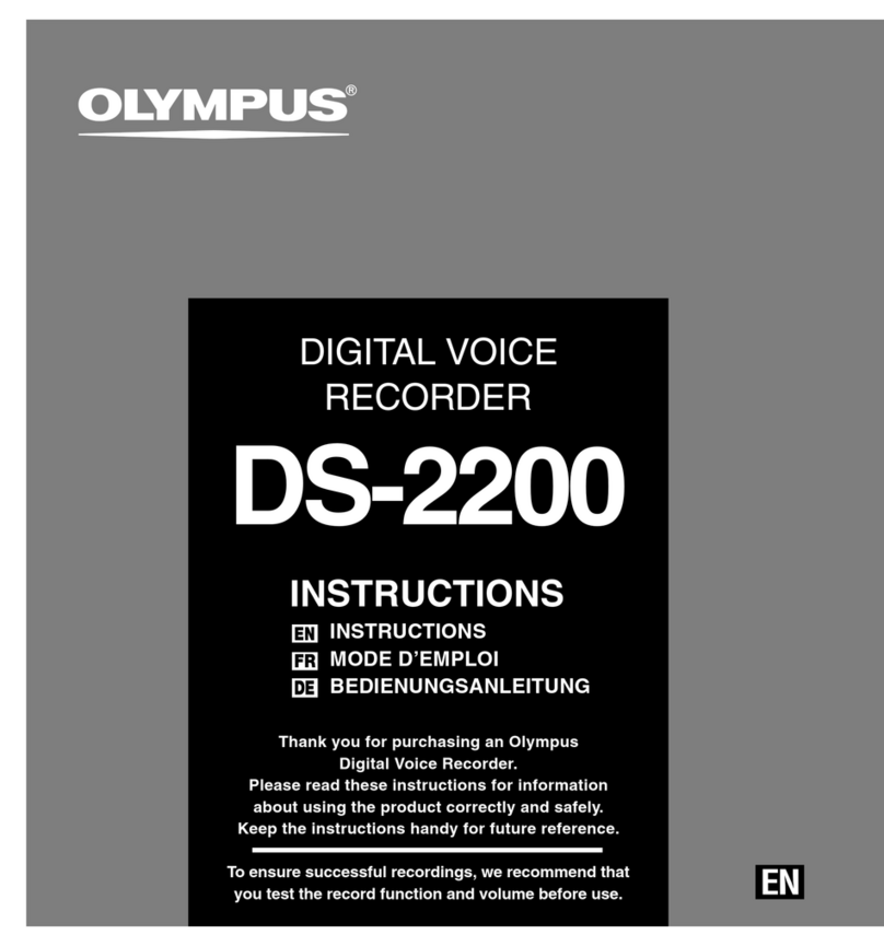 Olympus DS-2200 instruction manual