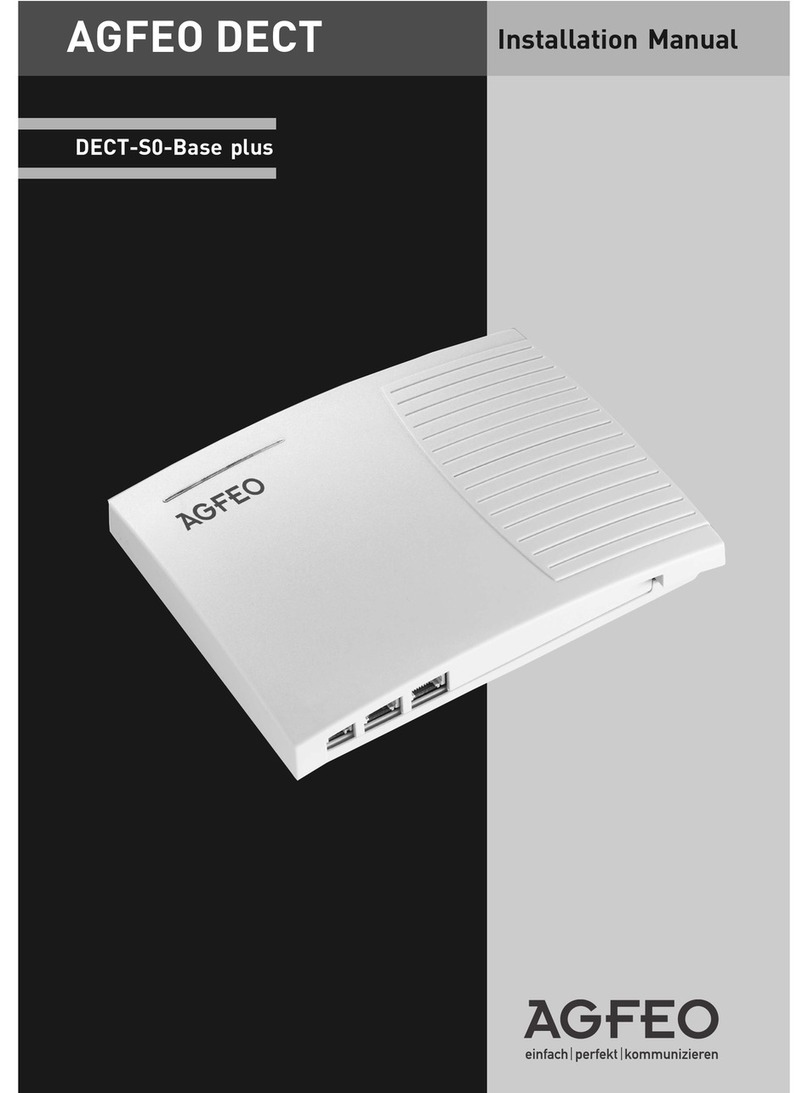 AGFEO DECT-S0-Base plus User manual AGFEO DECT-S0-Base plus User manual