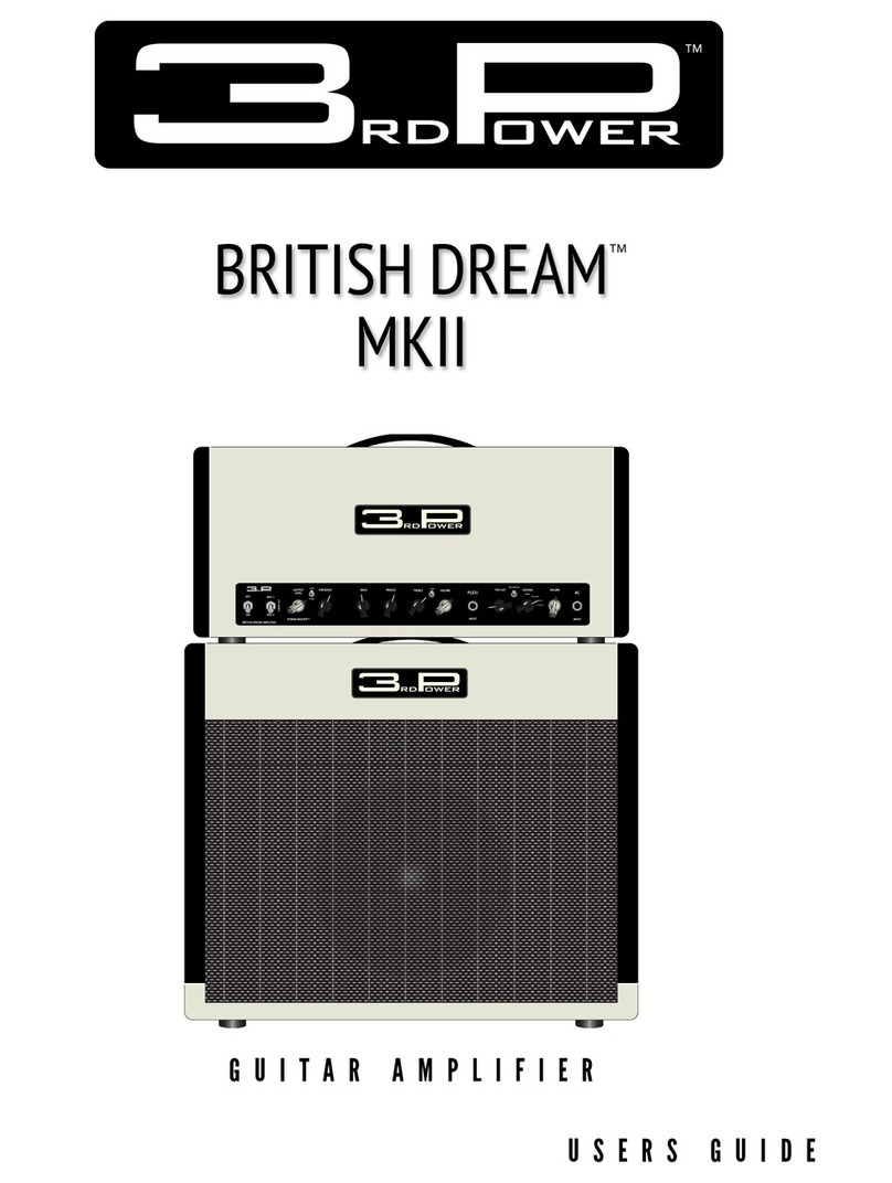 3rd Power BRITISH DREAM MKII user guide 3rd Power BRITISH DREAM MKII user guide