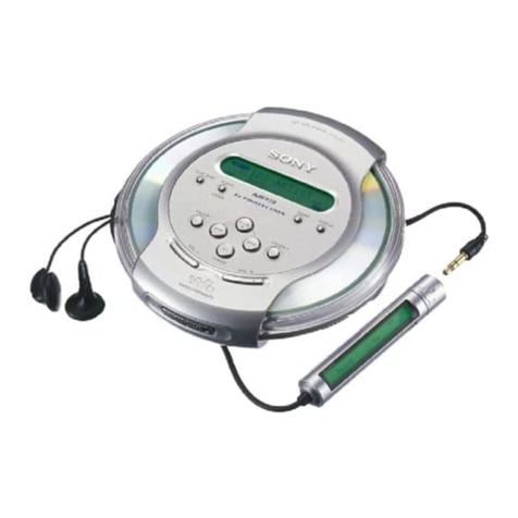 Sony WALKMAN D-CJ01 User manual