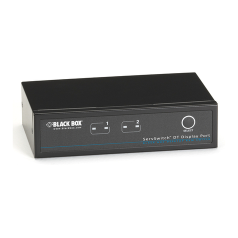 Black Box KV9702A User manual