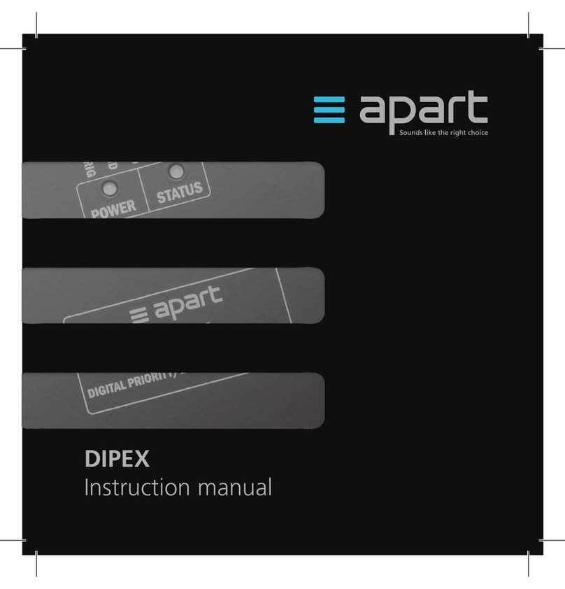 APART DIPEX instruction manual