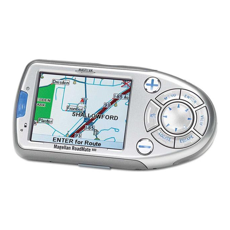 Magellan 800 User manual Magellan 800 User manual