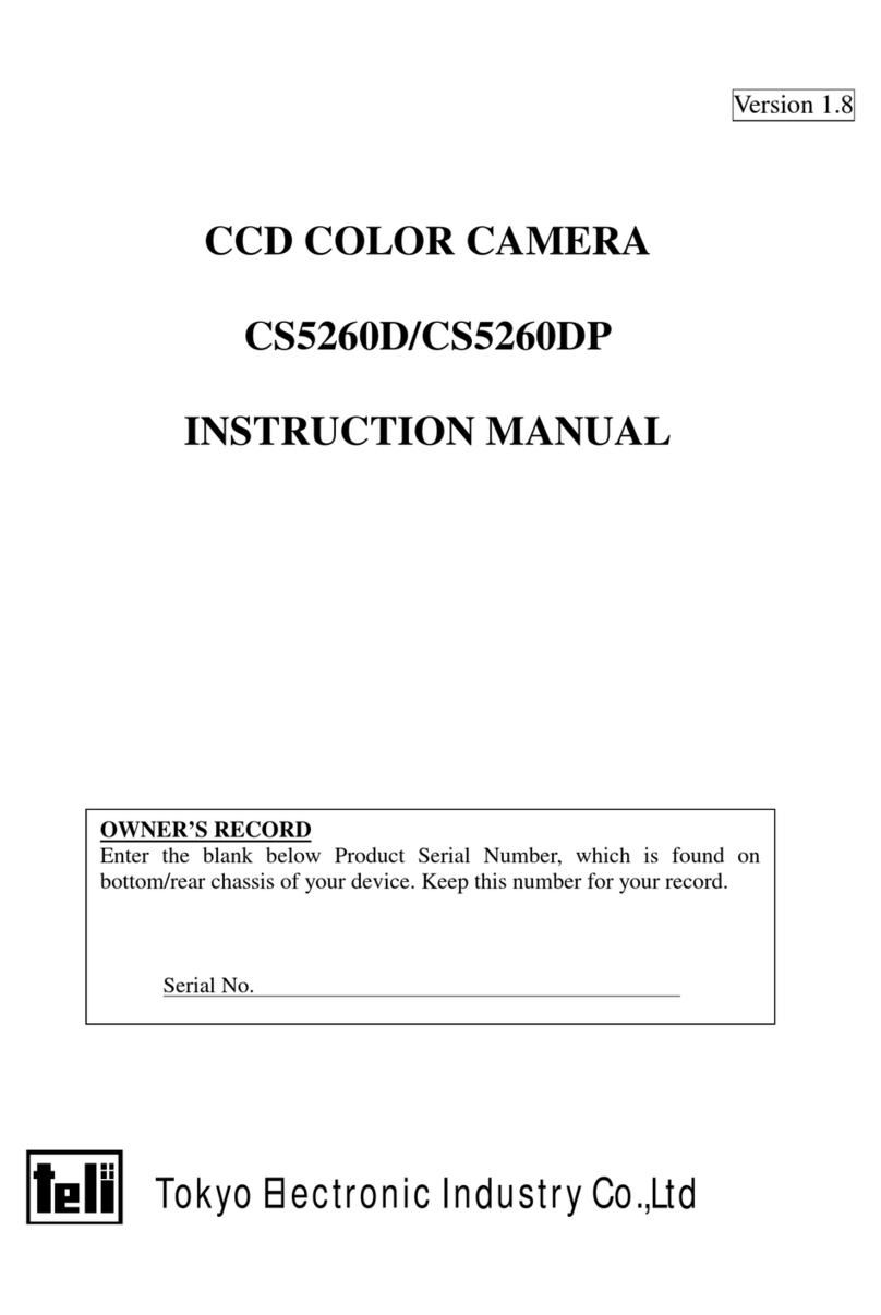 Teli CS5260D User manual
